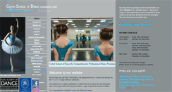 Desktop Screenshot of carterschoolofdance.co.uk